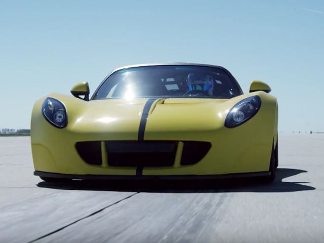 Hennessey установил мировой рекорд скорости на Bugatti Veyron